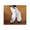 pantalon bombacho Reyki algodon buena calidad colores blanco y negro
